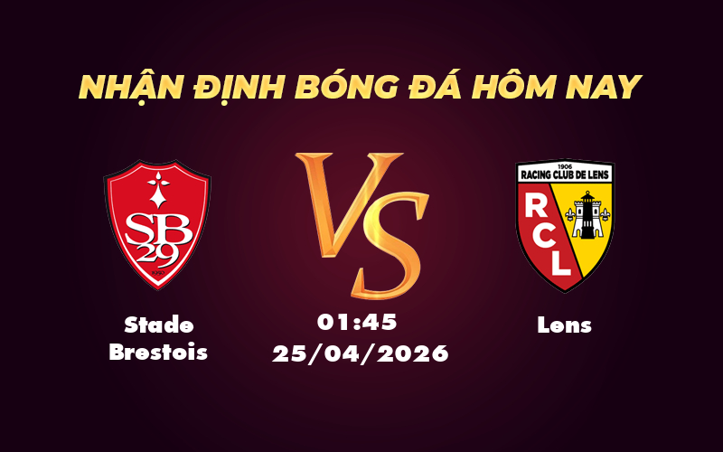 stade brestois lens 25 04 ligue 1