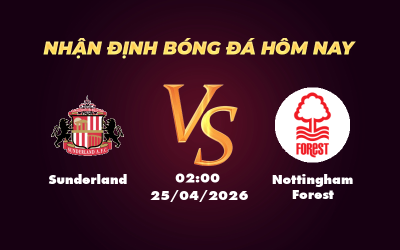 sunderland nottingham forest 25 04 ngoai hang anh